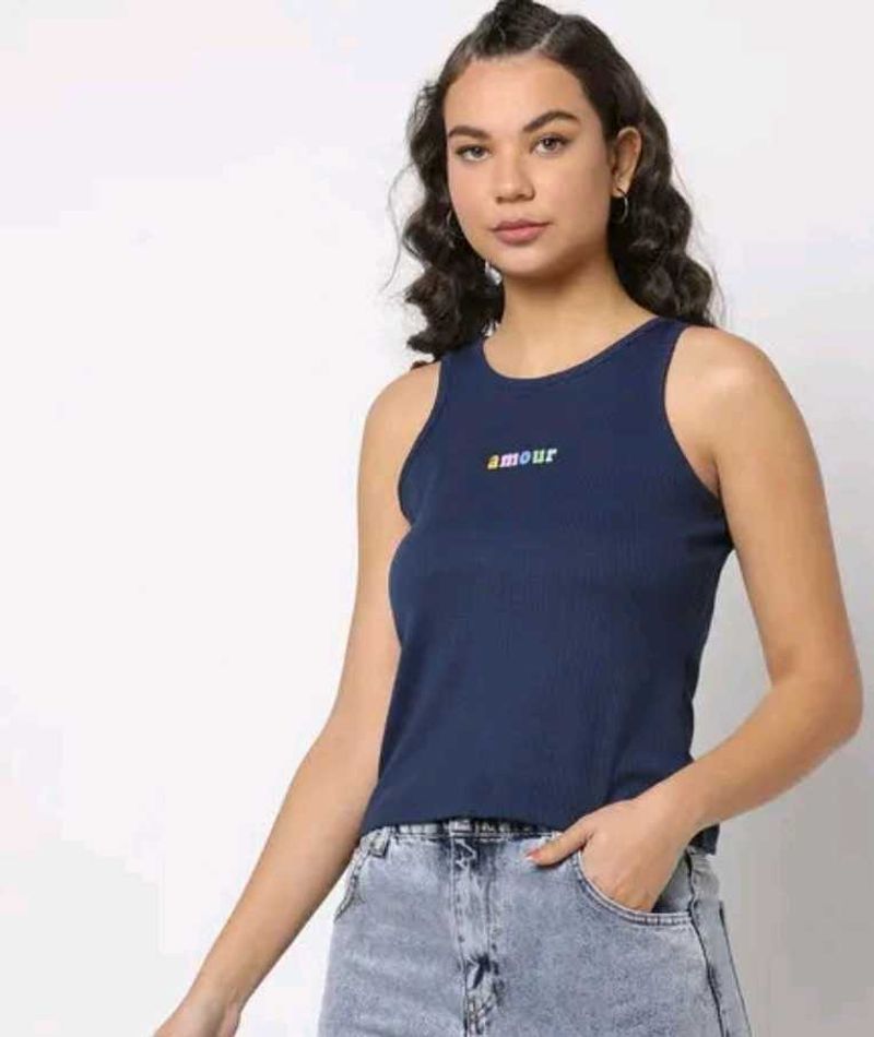Amour Ribbed Tank Top