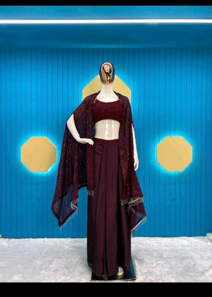 Shrug With Koti And Skirt