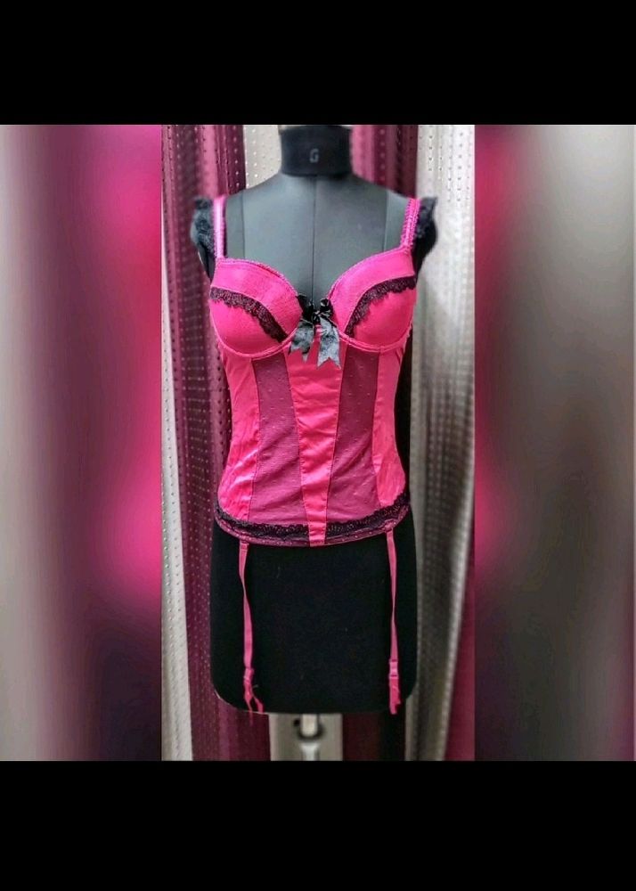 Pink Garter Top
