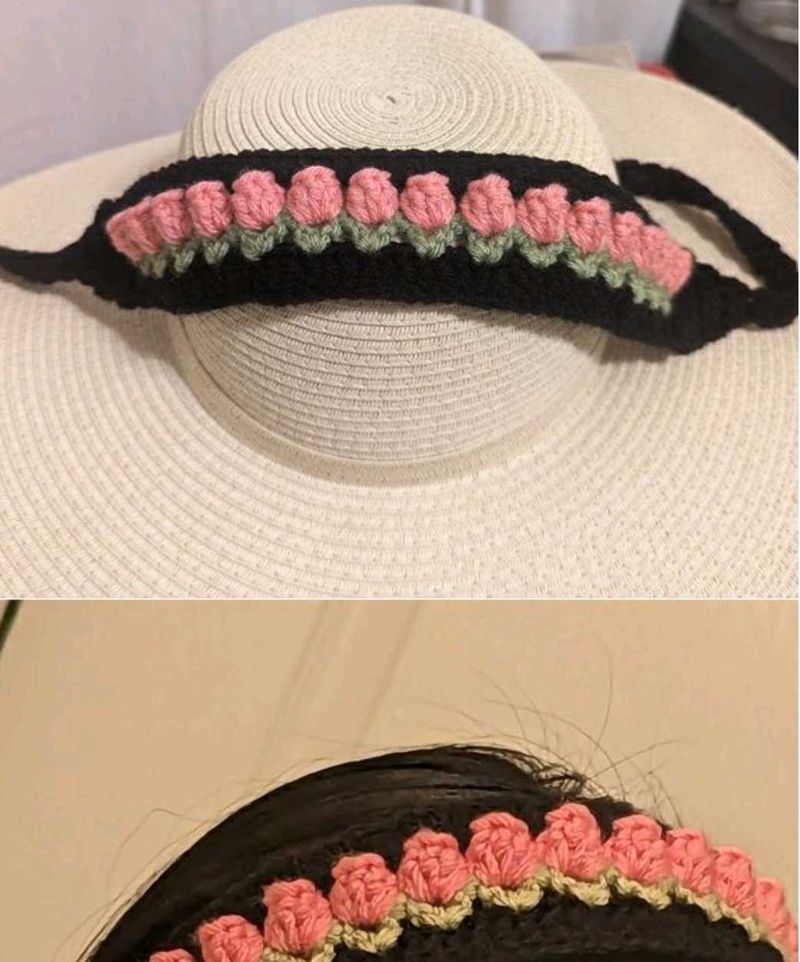 Crochet Flower Headband