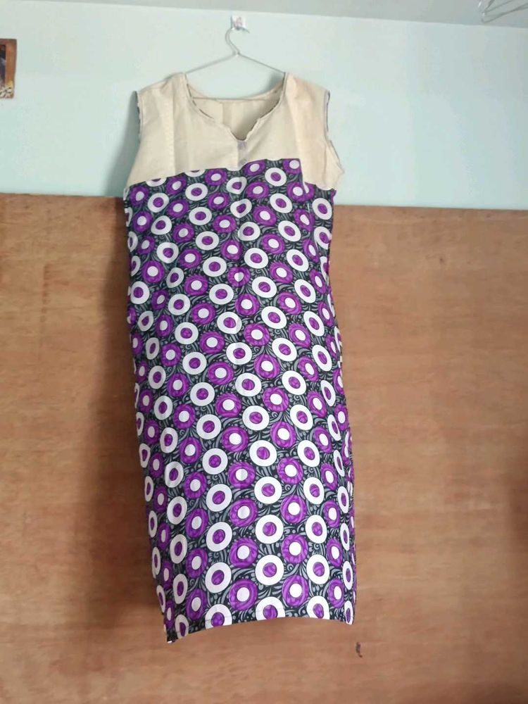 Patterned Casual Dress