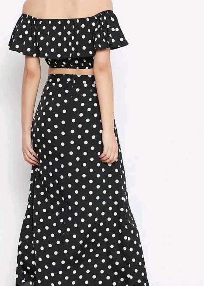 High Slit Two Peice Dress