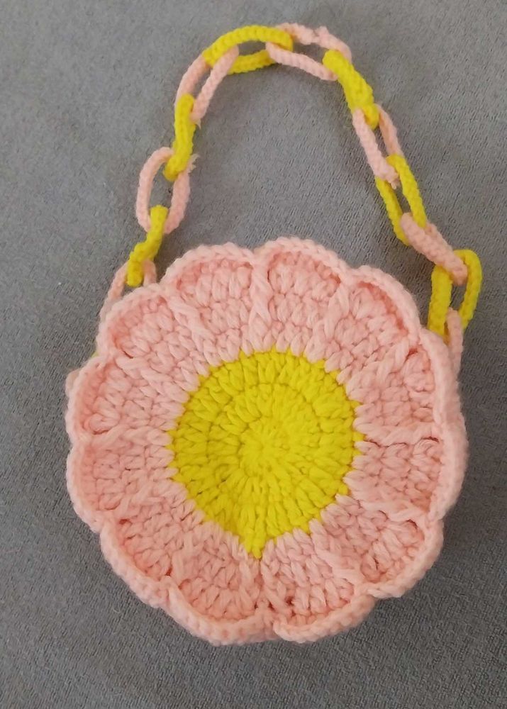 Crochet Flower Bag