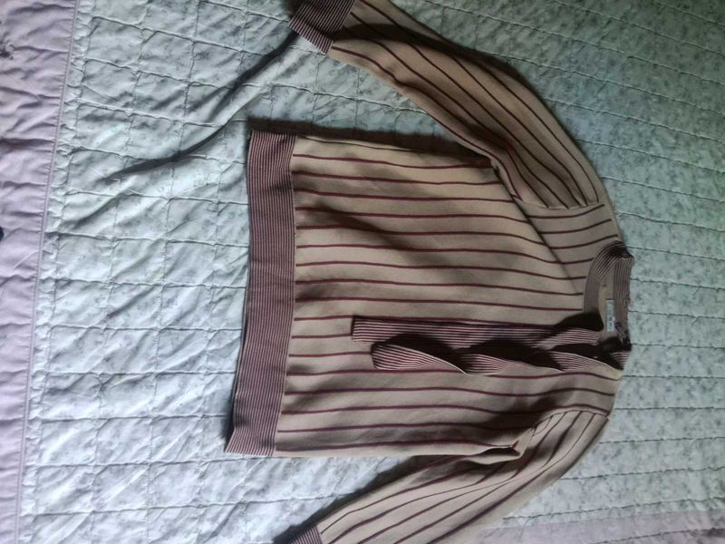 Striped Knit Top