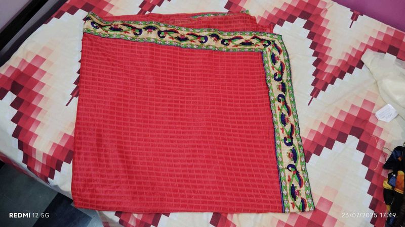 Red Dress Material
