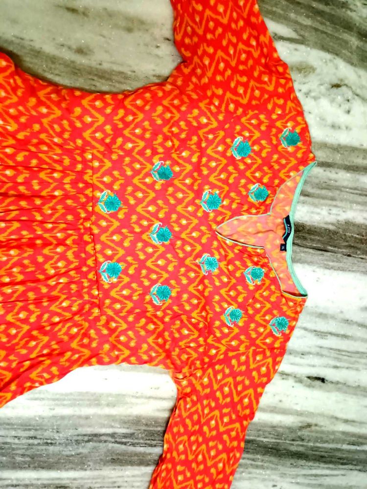 Trending Orange Colur Top