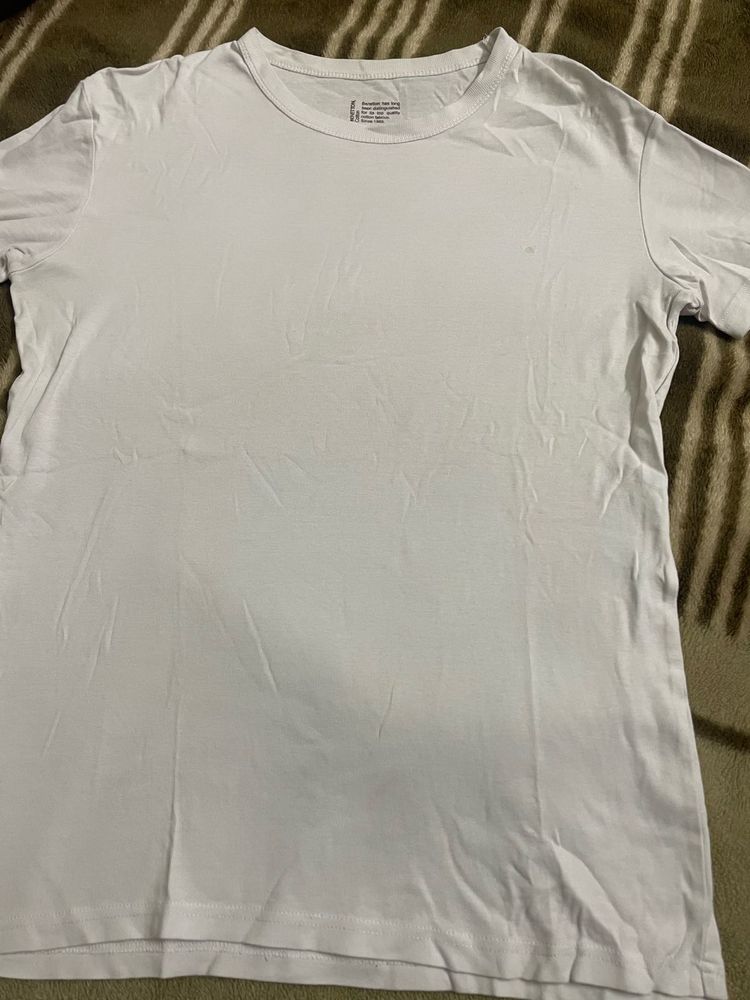 UCB White Cotton T-Shirt