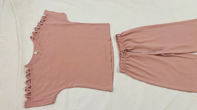 Dubai Cute Pink Co-ord Set