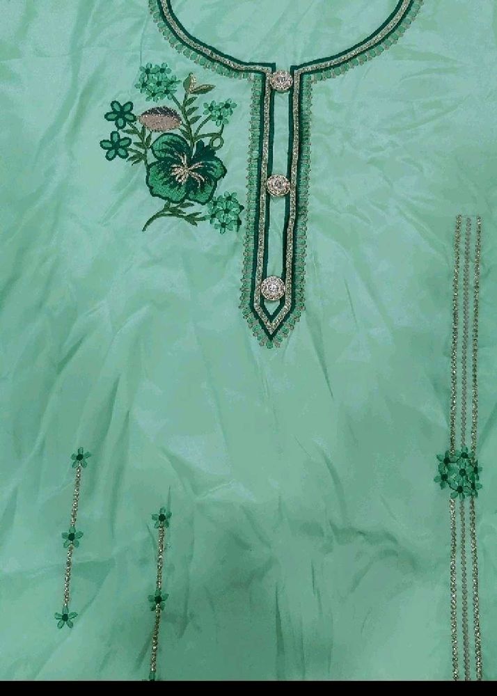 Unstitched Party Wear Suit