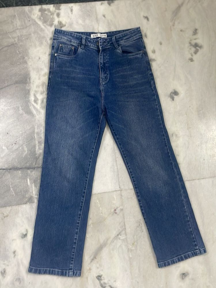 Dark Blue Denim Jeans