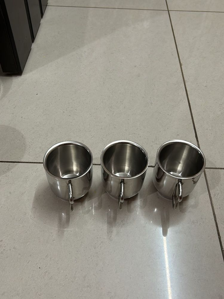 NEW DOUBLE WALL STEEL CUPS