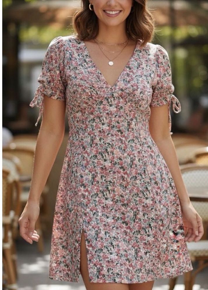 Floral Summery Mini Dress