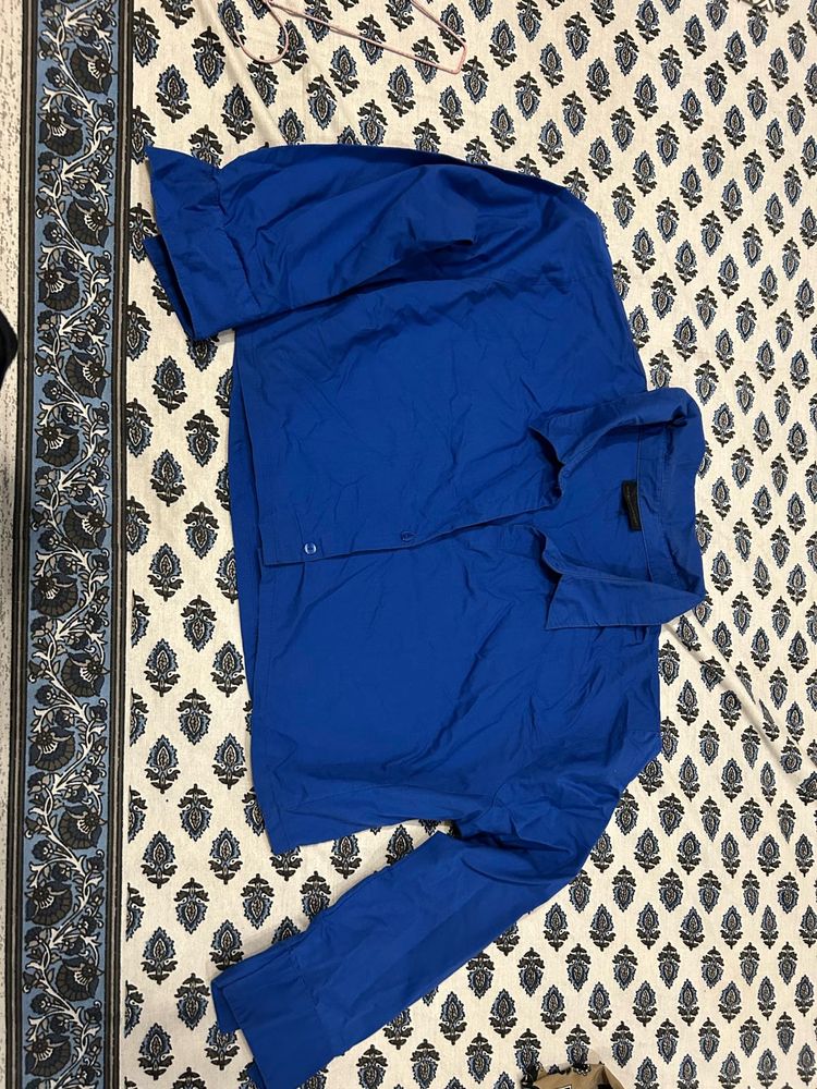Blue Long Sleeve Button Down