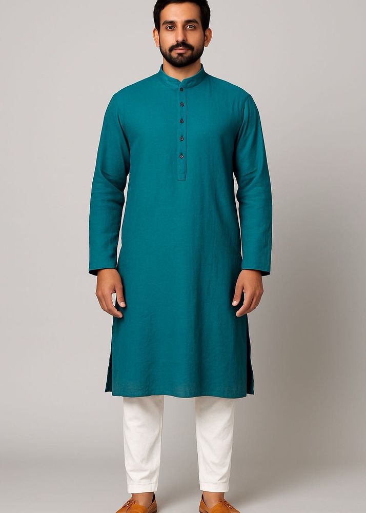 Men&#39;s Teal Kurta