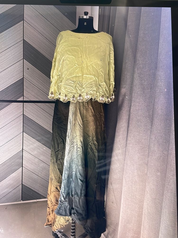 Umbrella Top &amp; Dhoti Set