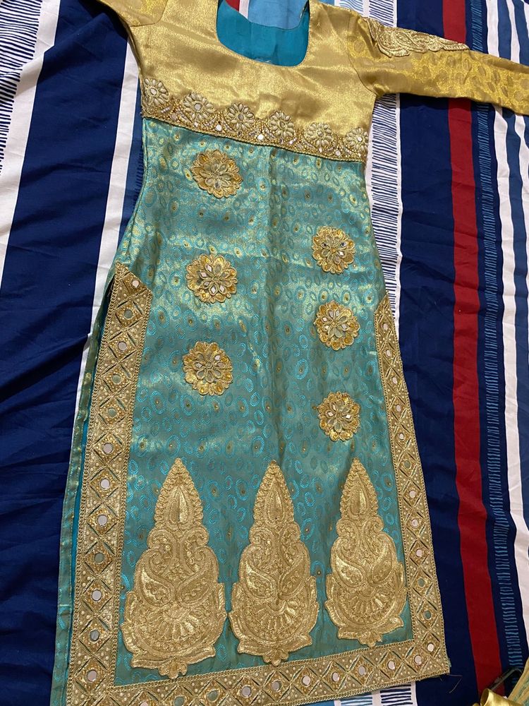 Party Wear Churidar Set