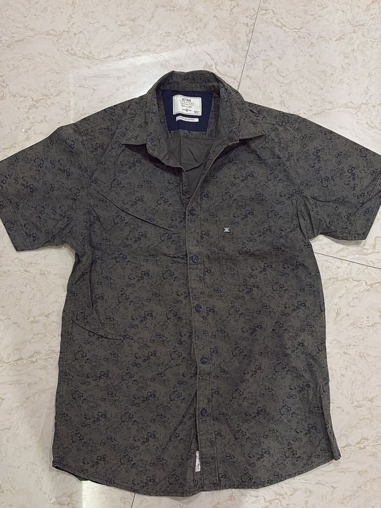 OCTAVE Men&#39;s Short Sleeve Button Down