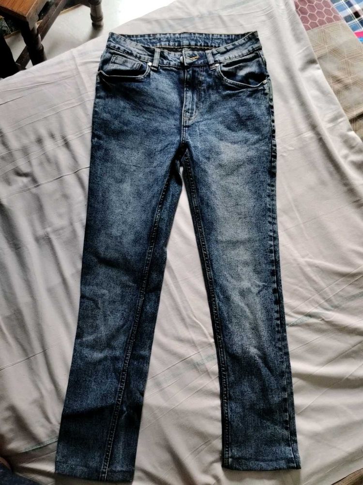 Acid Wash Denim Jeans
