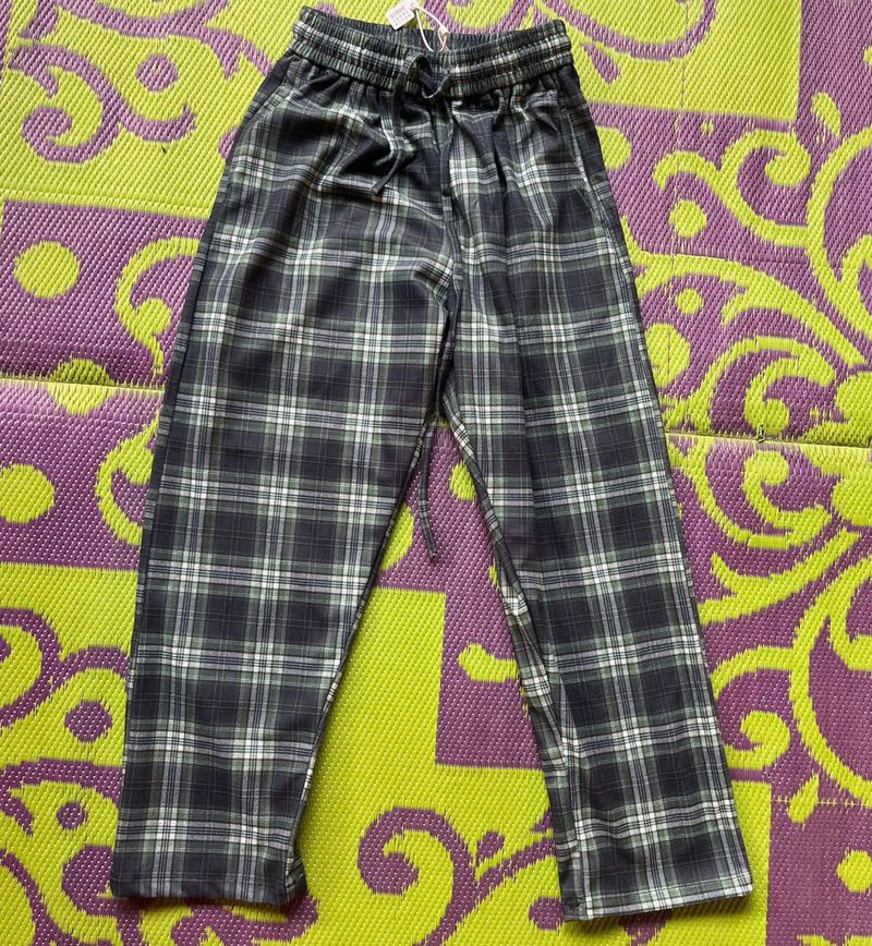 Plaid Casual Pants