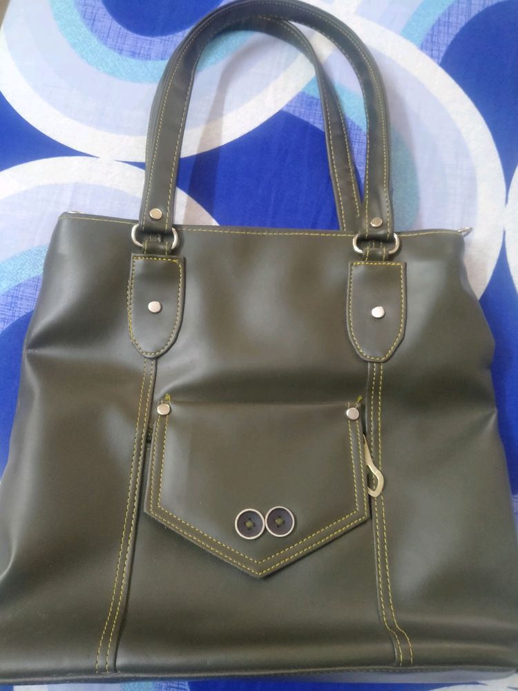 Shoulder Bag (Colour ~ Olive Green)