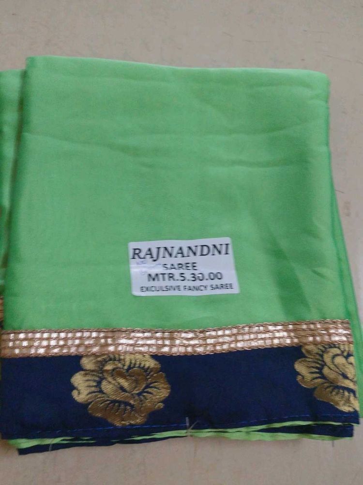 Elegant Green RAJNANDNI Saree