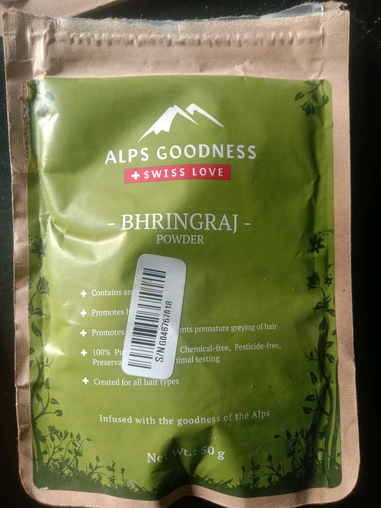 Alpsgoodness Product For Glowing Skin And Long Hair 2 Peel Of Orange Powder 1 Haldi Powder 1 Hair Powder Nd One Chandan Powder