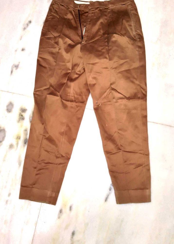 Brown Casual Pants