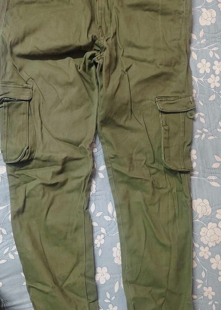 Olive Green Cargo Pants