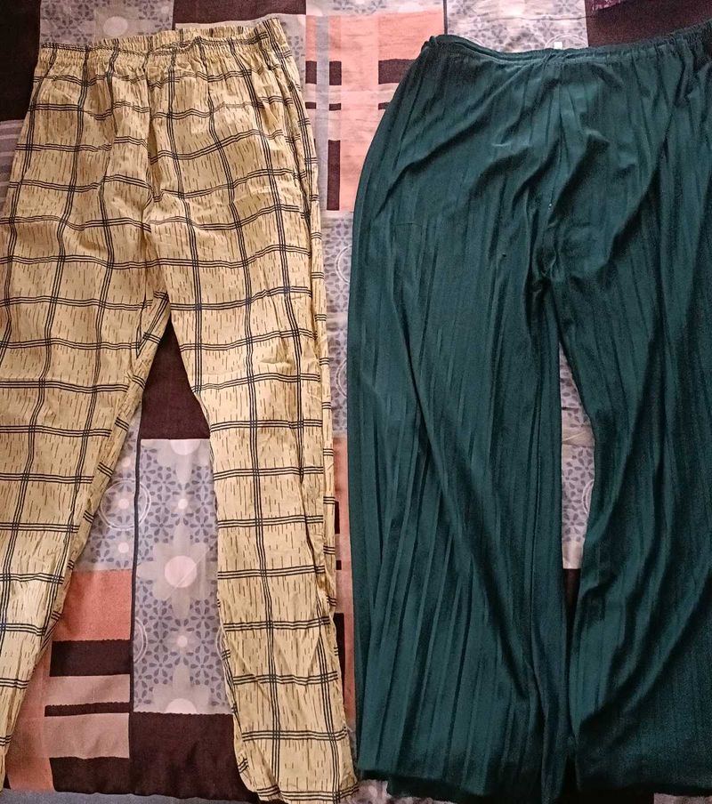 Pack Of 2 Palazzo Pants For Women