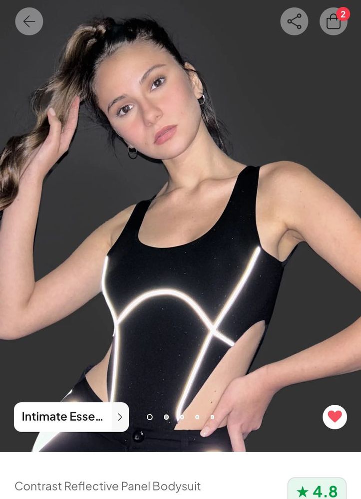 Reflective Panel Bodysuit