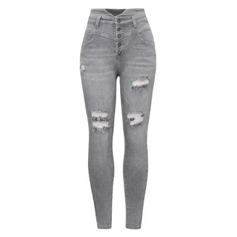 Grey Rugged Jeans