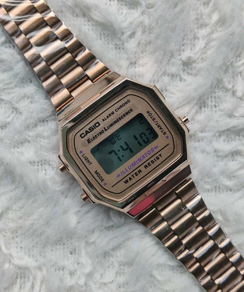 Y2K TRENDING CASIO 3298 A168 Vintage WATCH
