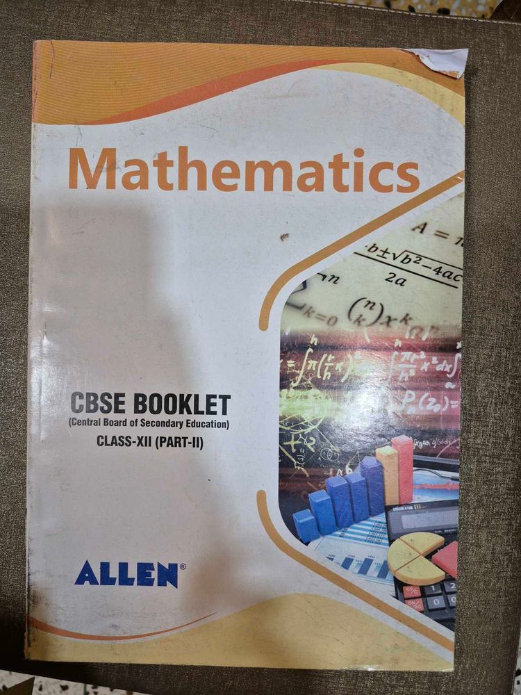 Mathematics CBSE Booklet Class XII Allen