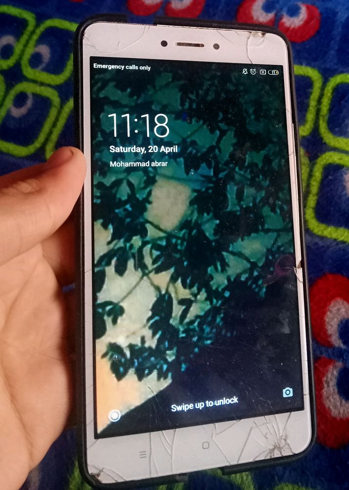 Redmi Note 4  Glass Cracked Touch Working
