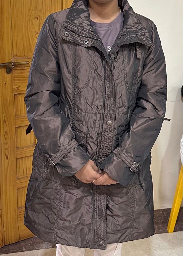 Elegant Black Trench Coat