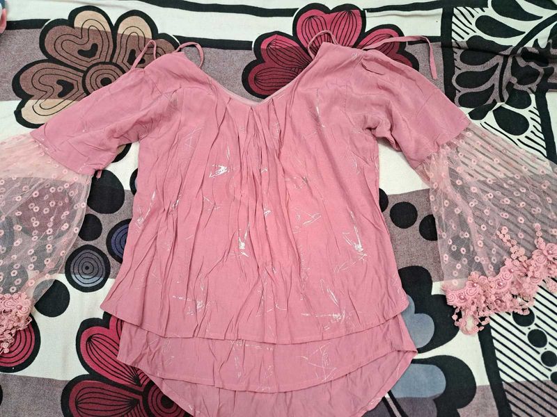 Pretty Light Pink Top💟