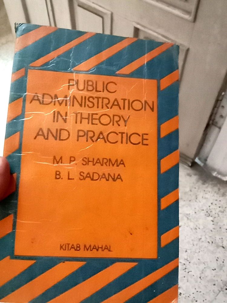 Public Administration In Theory And Practice By Sh