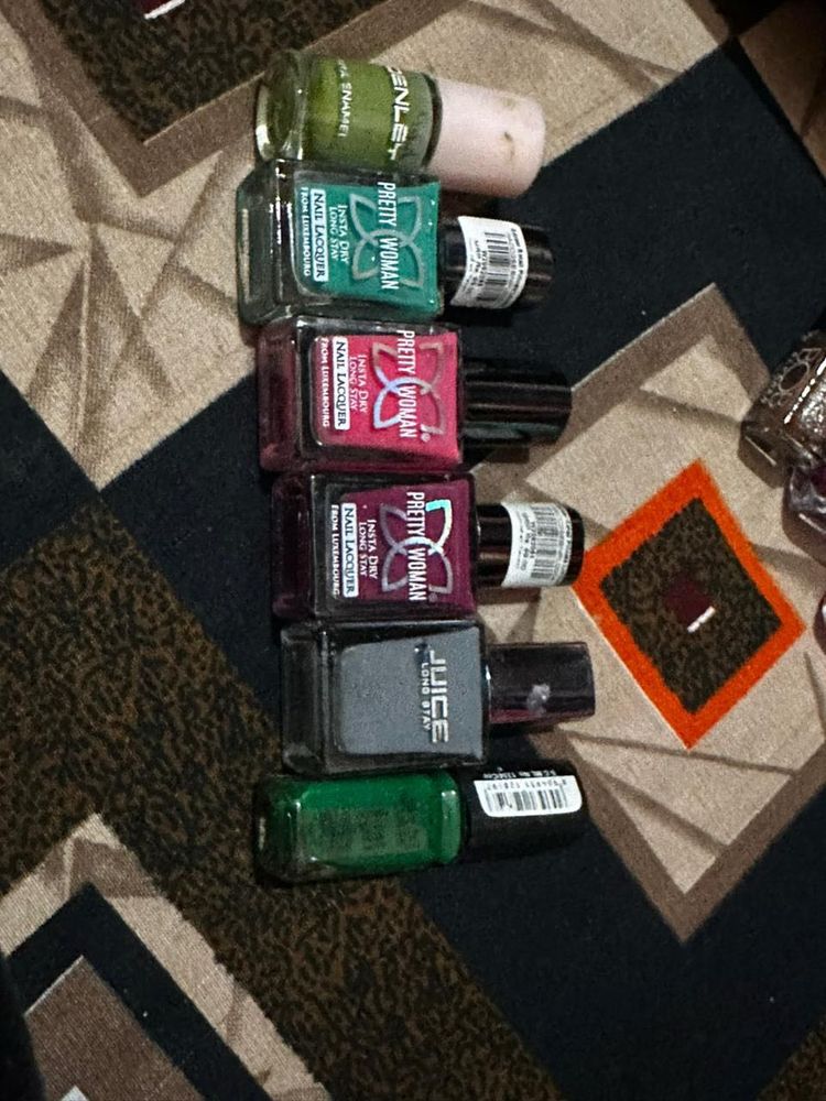 combo of 6 nailpaints