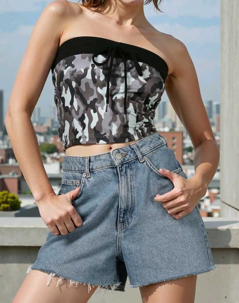 Camouflage Tube Top