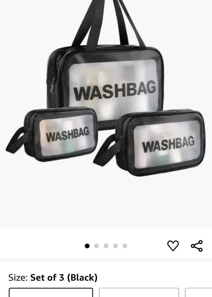 3 Pc Makeup Pouch