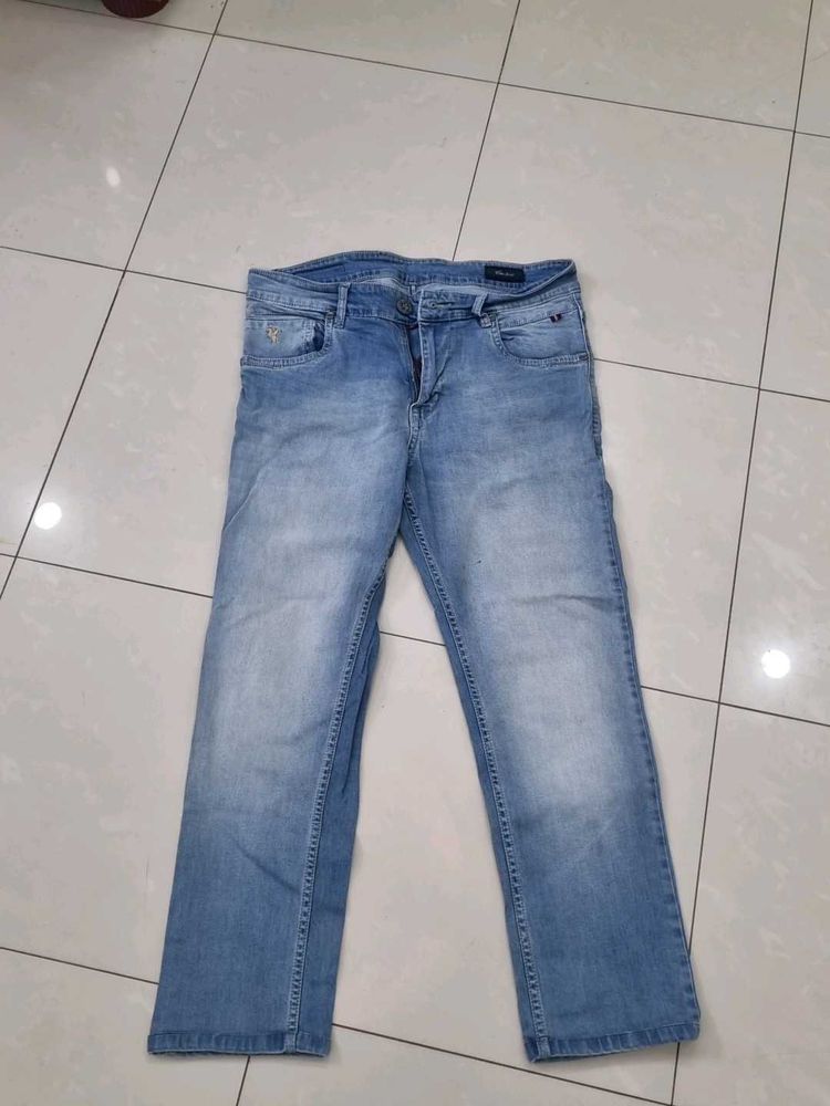Italian Brand Cantabil Light Wash Denim Jeans