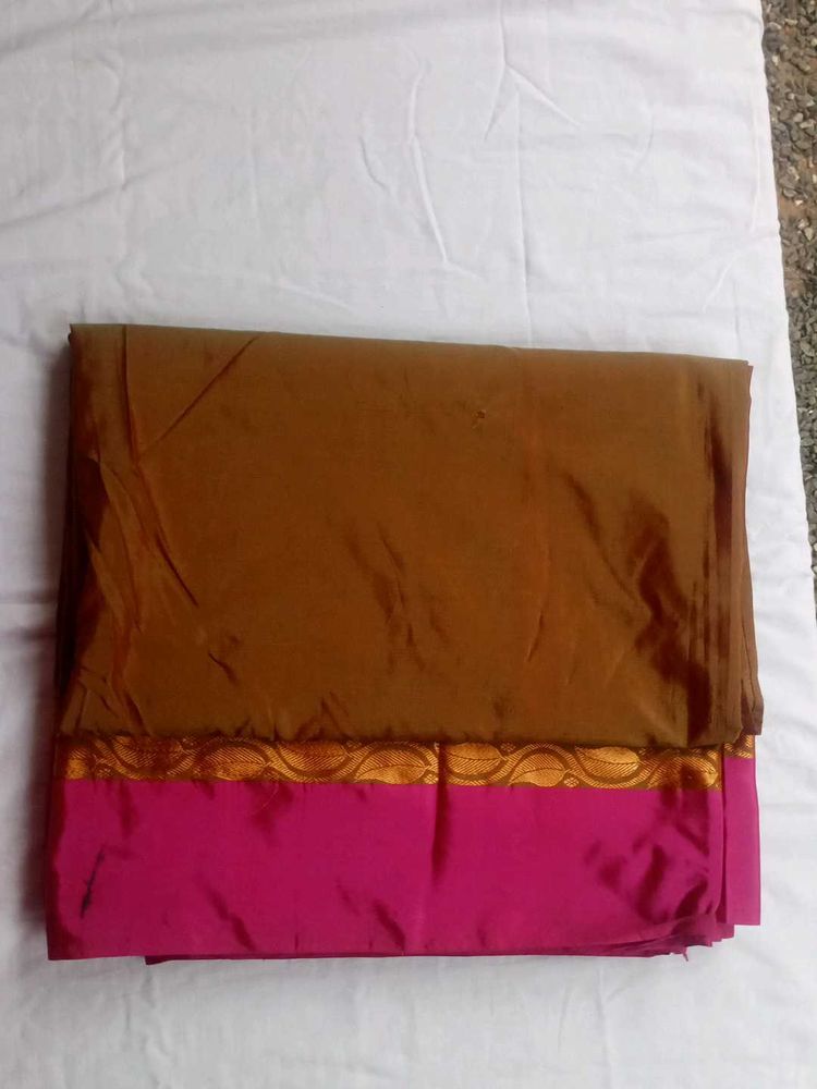 Elegant Green&amp;pink Saree