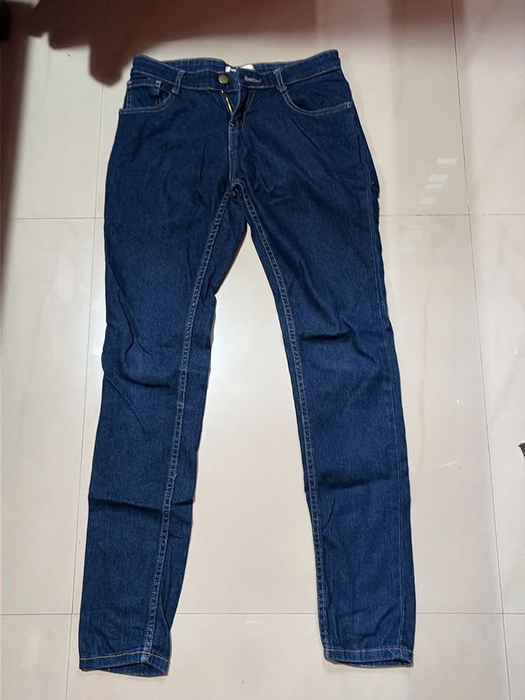Dark Blue Denim Jeans