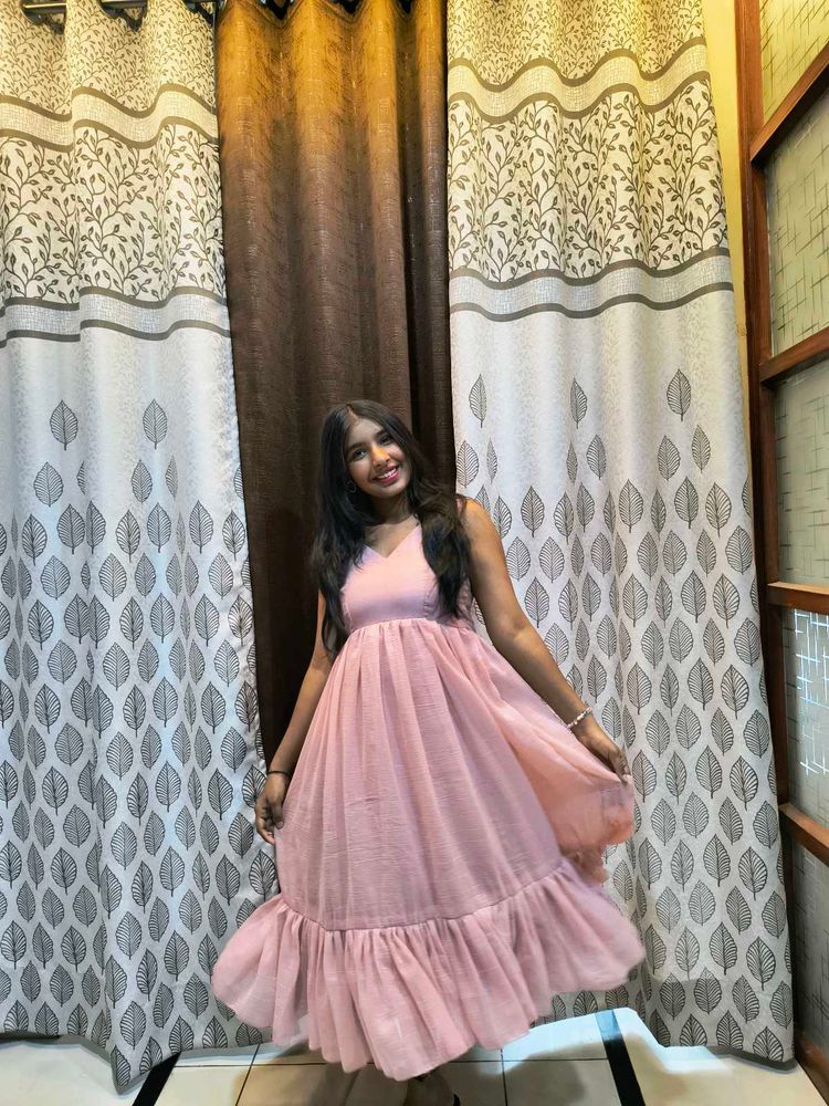 Pink Ruffle Sundress