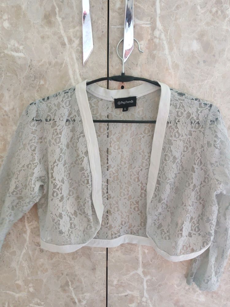 Grey Net Shrug