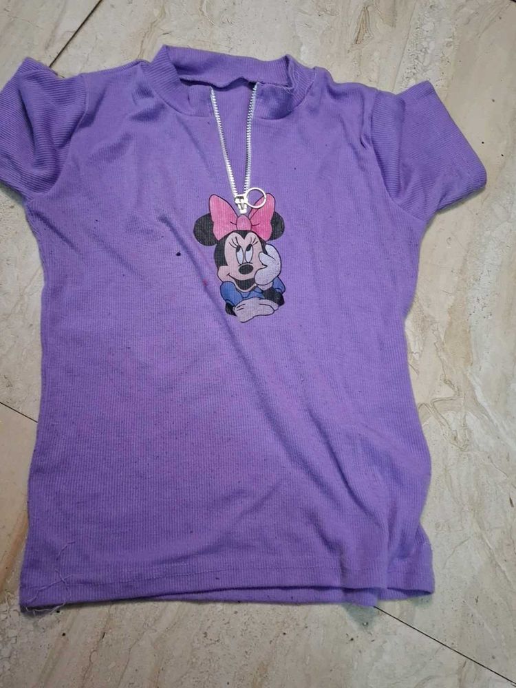 Cute Minnie Mouse Kids Top