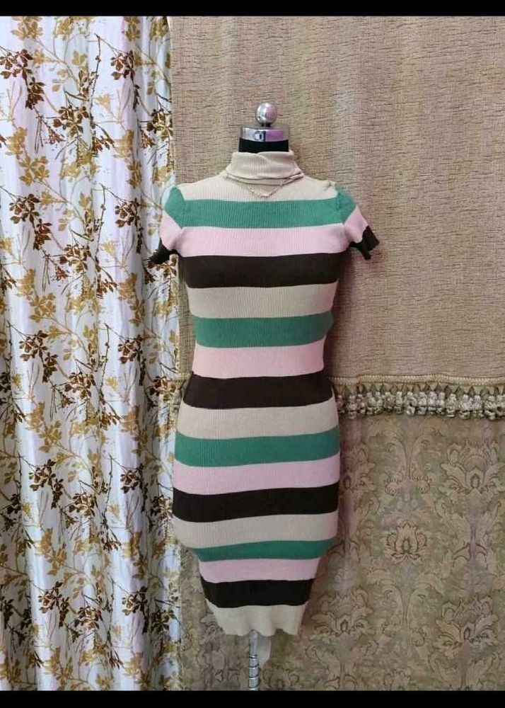 Striped Bodycon Mini Dress