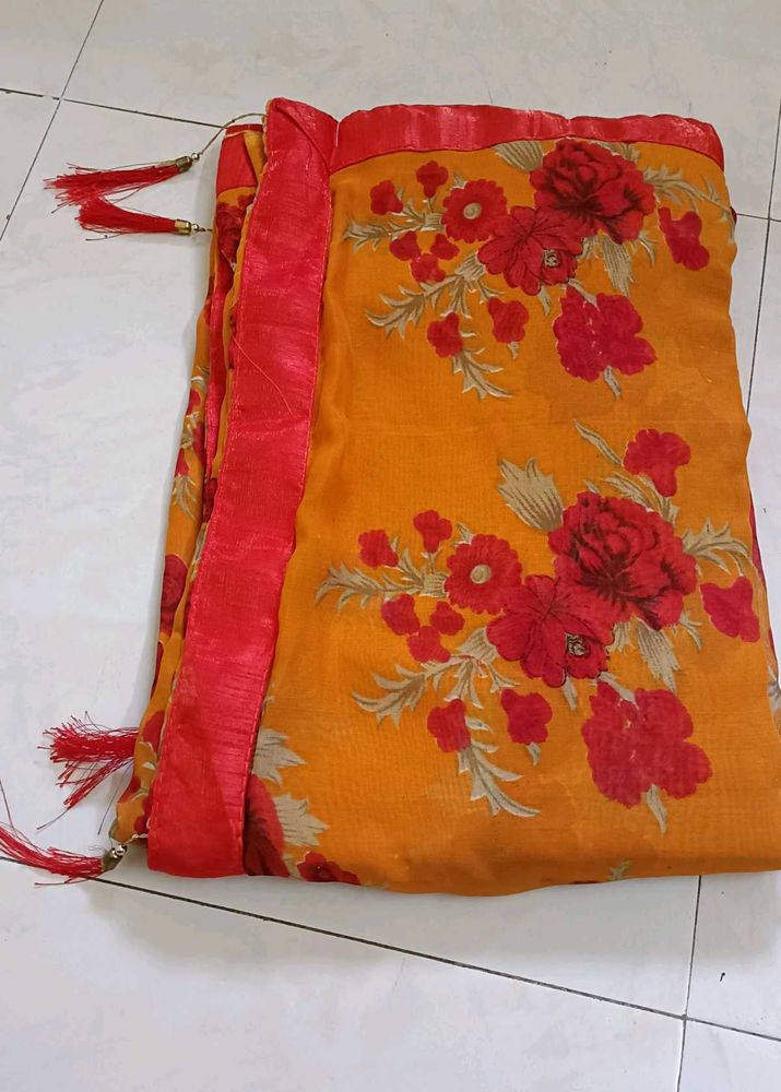 Combo Of 3 Sarees!!!Elegant Floral Saree