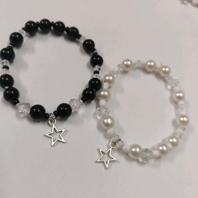 Star Charm Bead Bracelets