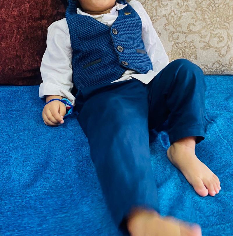 Boy's Festive Waistcoat Set